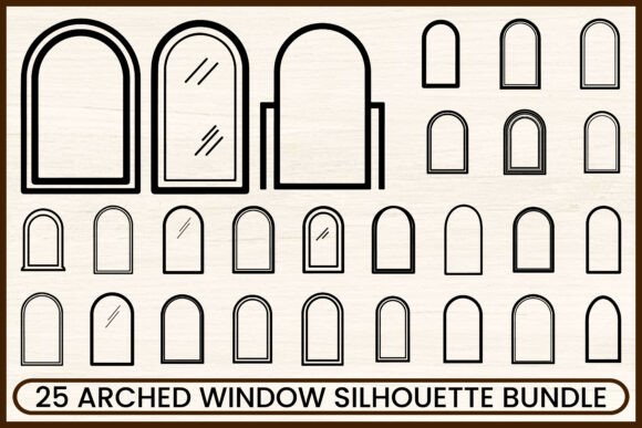 25 Classic Arched Window Silhouettes