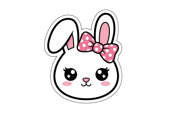 A Cute Cartoon Bunny with a Pink Bow on: A Strategic Asset for Branding and Design
