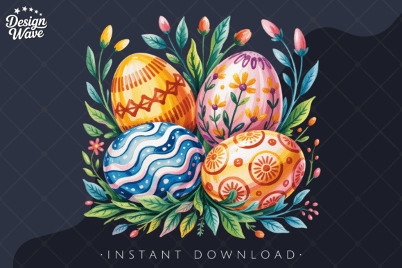 Easter Eggs Illustration PNG: A Strategic Asset for Seasonal Branding