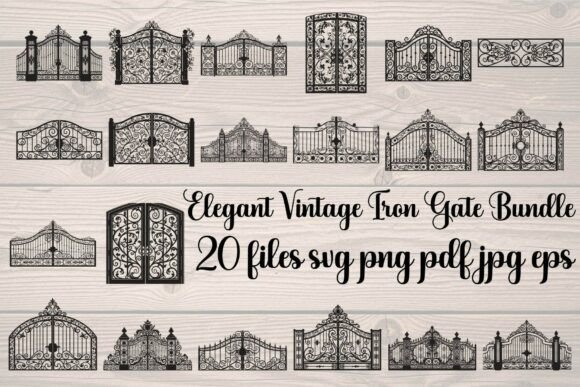 Elegant Vintage Iron Gate Bundle