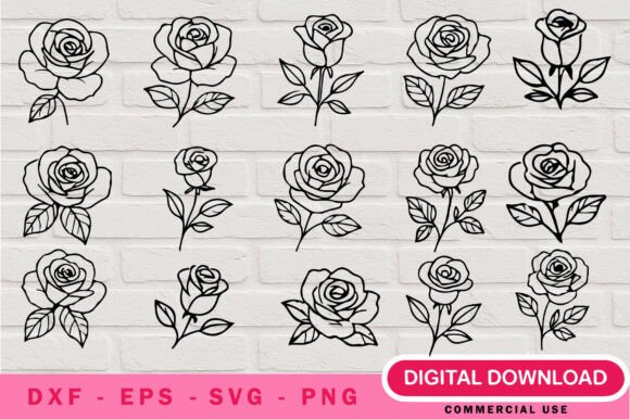 Floral Rose Outline SVG Pack: A Practical Review for Creators