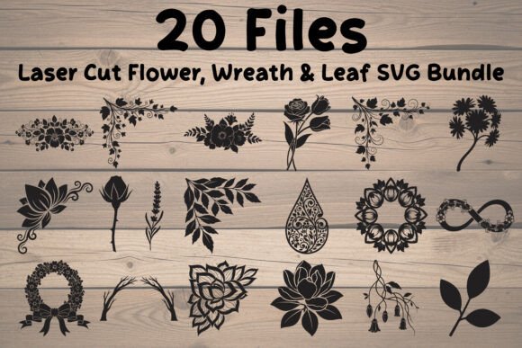 Floral Silhouette Cut Files Guide