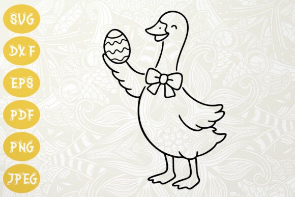Goose Holding Egg SVG Easter Design: A Practical Evaluation