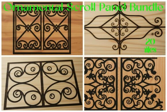 Ornamental Scroll Panel Bundle
