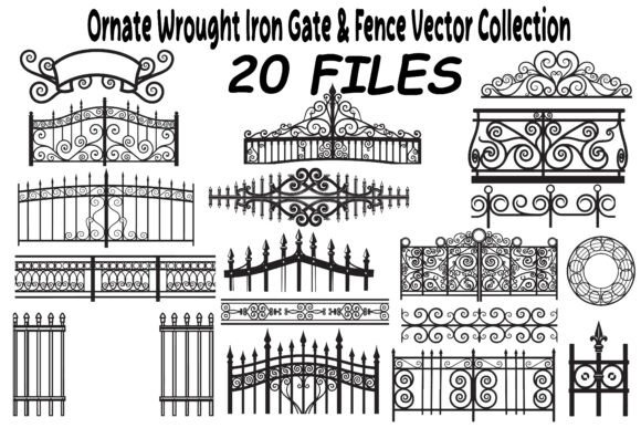 Ornate Wrought Iron Gate Fence Vector: A Practical Guide for Designers and Fabricators