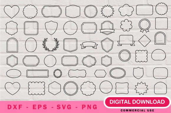 Outline Frame SVG Bundle: A Strategic Asset for Design and Branding