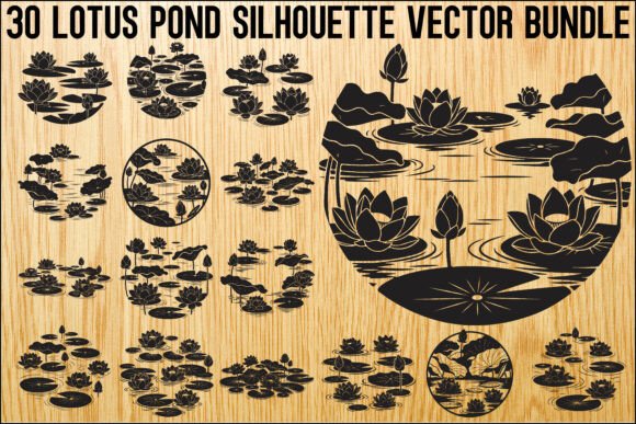 Unlocking Serenity: A Comprehensive Guide to the Lotus Pond Silhouette SVG Bundle for Modern Crafters
