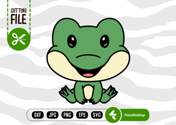 Woodland Animals Collection - Frog Svg
